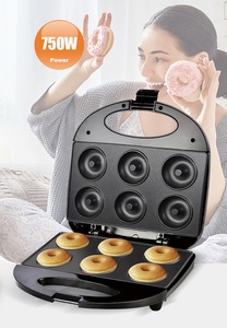 高品质家用110V 220V自动不粘零食甜点甜甜圈机电动迷你圆形甜甜圈机 - Product Image 4