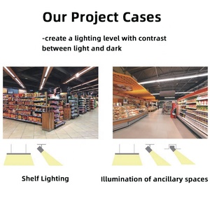 RONSE Led lineer spot çok fonksiyonlu işın açısı aydınlatma tavan süpermarket raf aydınlatma için - Product Image 5