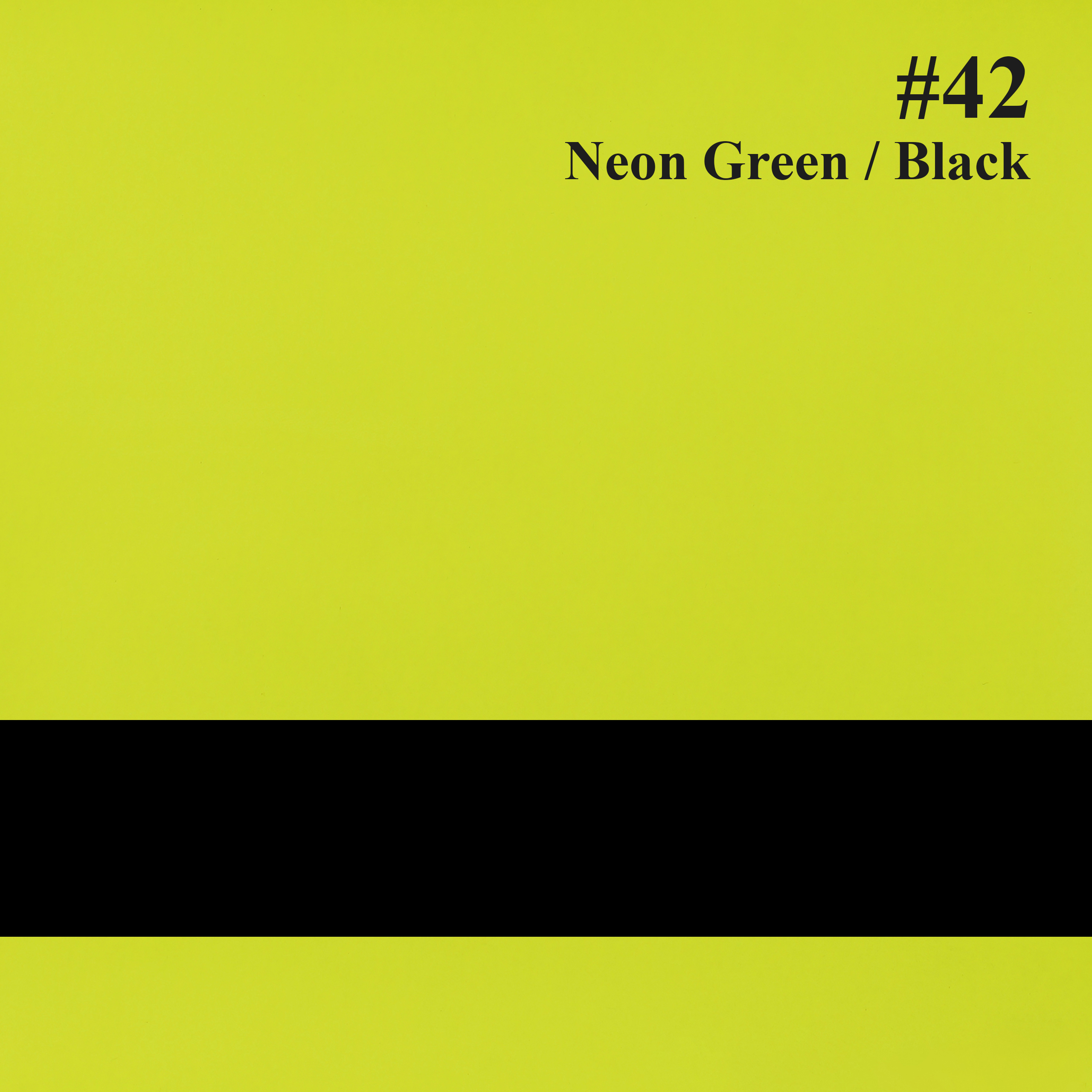 #42 Neon Green/black