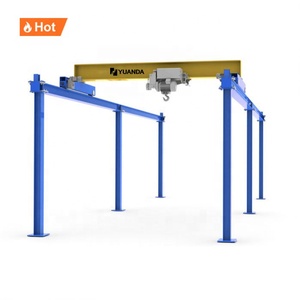 1 2 3 5 10 Ton <strong>Free</strong> Standing Modular Self Erecting Freestanding Overhead Bridge <strong>Crane</strong> with Steel Column Support Structure Frame - Product Image 1