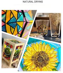 Pebeo Vitrail Cerne Relief 20ml Outliner Tube Dimensional Glass Paint with Nozzle Art Supplies - Product Image 5