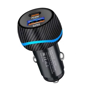 Wholesale PD 30W USB C P38 Charger Car Power <strong>Adapter</strong> with Type C USB-C <strong>Multiple</strong> Protection Phone 15 S22 <strong>Output</strong> Current 2A 6A 25A - Product Image 1