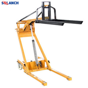 Carrello elevatore idraulico elettrico con braccio curvo carico e scarico piccolo veicolo flessibile di sollevamento e movimentazione - Product Image 2