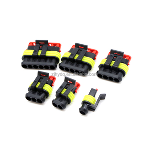 Waterproof Auto <strong>Connector</strong> 1/2/3/4/5/6 Pins Car <strong>Electrical</strong> Housing <strong>Automotive</strong> Female Male <strong>Connector</strong> Plug