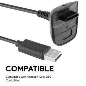 1.8M 6FT USB şarj kablosu tel değiştirme şarj için Xbox 360 kablosuz oyun denetleyicisi - Product Image 4