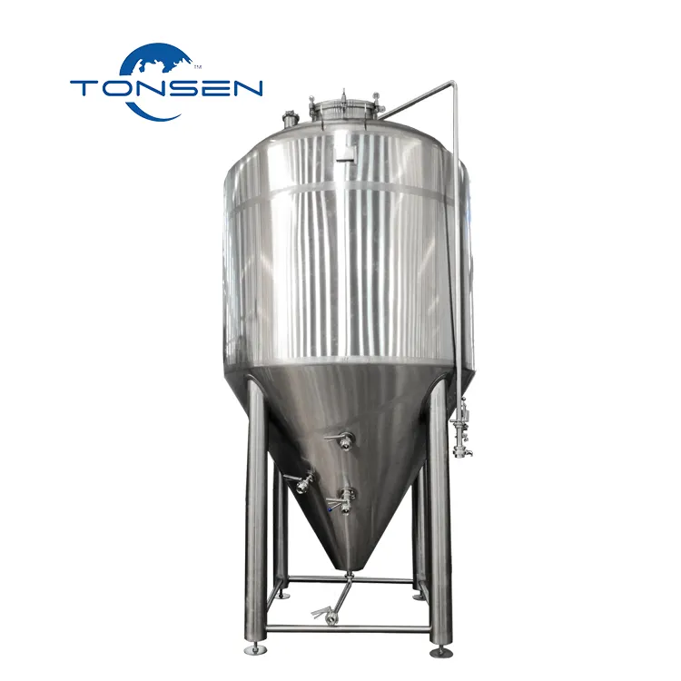 Нержавеющая сталь 4000L прочная система ферментации пива 40HL сосуды для ферментации пива с рубашкой