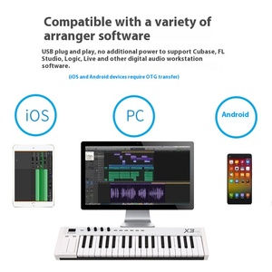 Midiplus X6迷你数字电子键盘25/37/49/61键便携式编译小型可移动音乐Midi键盘控制器 - Product Image 4