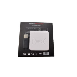 13.56Mhz Smart IC Card Reader R65C Wireless USB RFID interfaccia di comunicazione ABS materiale di controllo di accesso lettore di schede per ID - Product Image 2