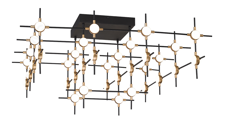 Zun Design Hot Sale Wholesale Modern Decorative PC Cover hanging gold pendant lamp for Restaurant indoor
