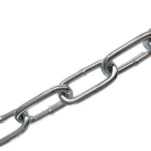 Factory Galvanized Steel Welded <strong>Chain</strong> 1.5MM 2MM 3MM 4MM 5MM 6MM 7MM 8MM 9MM 10MM 12MM <strong>16MM</strong> DIN5685C Long Link <strong>Chain</strong>
