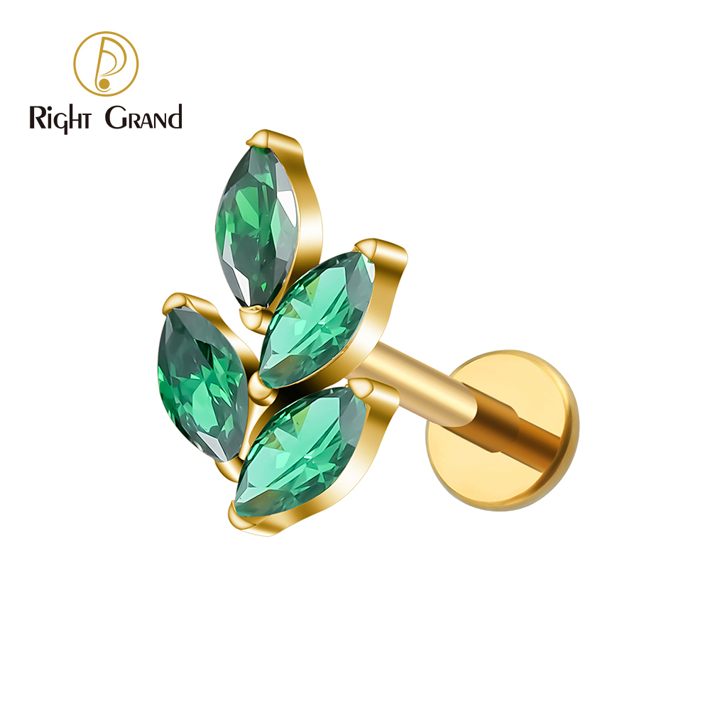Gold/Green CZ