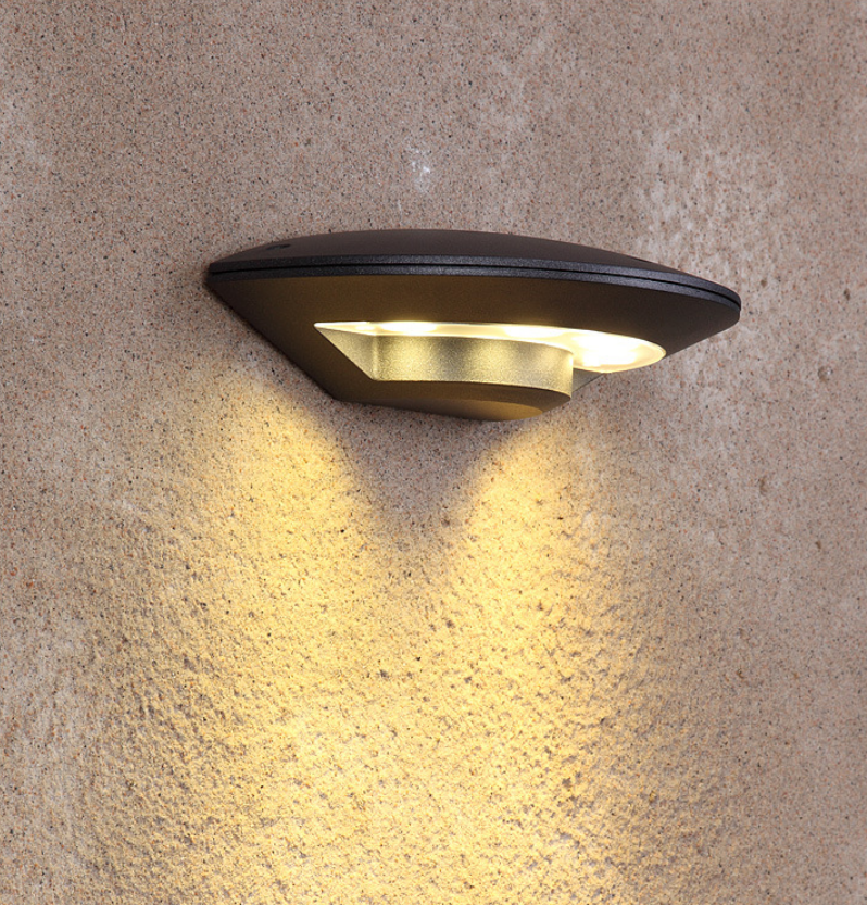Luz led de pared para exteriores, luz de pared exterior para patio impermeable, luz de pared para terraza y balcón al aire libre simple, a prueba de humedad
