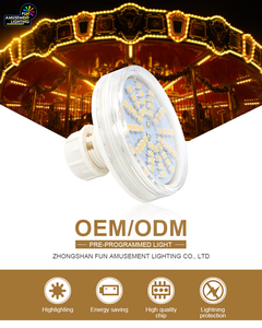 B-48R E14 24 В 60 мм предварительно запрограммированный RGB светодиодный свет для карнавальных аттракционов хорошего качества авто IP65 Светодиодный точечный свет для тематического парка - Product Image 3