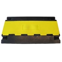 Ağır yük kapasitesi PVC kapak hız rampaları 2-kanal kablo koruyucu hız darbeleri - Product Image 2