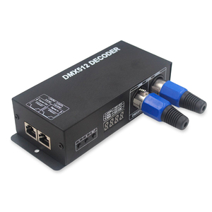 Striscia RGBW di alta qualità 4A4 canale PWM segnale di controllo display digitale controller decoder DMX512 - Product Image 1