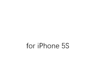 for iPhone 5S