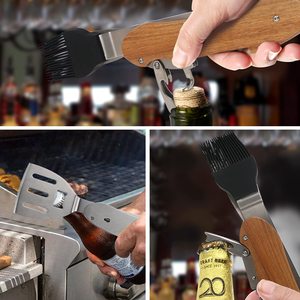 5合1烧烤多工具可折叠和便携式烧烤工具套装，用于烧烤和露营 - Product Image 6