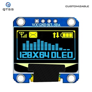 QTSS 0.96 di alta qualità \ "modulo schermo PMOLED 128x64 SSD1306 OLED IIC quadrato piccolo schermo di visualizzazione E-Paper per Arduino