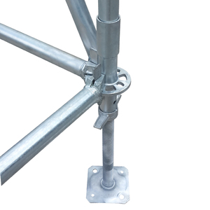 Q235 Sistema de andamio Ringlock ligero Extremo de libro mayor de construcción galvanizado con andamio Layher de cuña a la venta