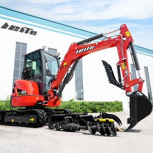 LEITE yeni kazıcı 3 Ton küçük paletli Mini kompakt ekskavatör Bagger ekleri ile fabrika doğrudan EPA motor sağlamak - Product Image 5