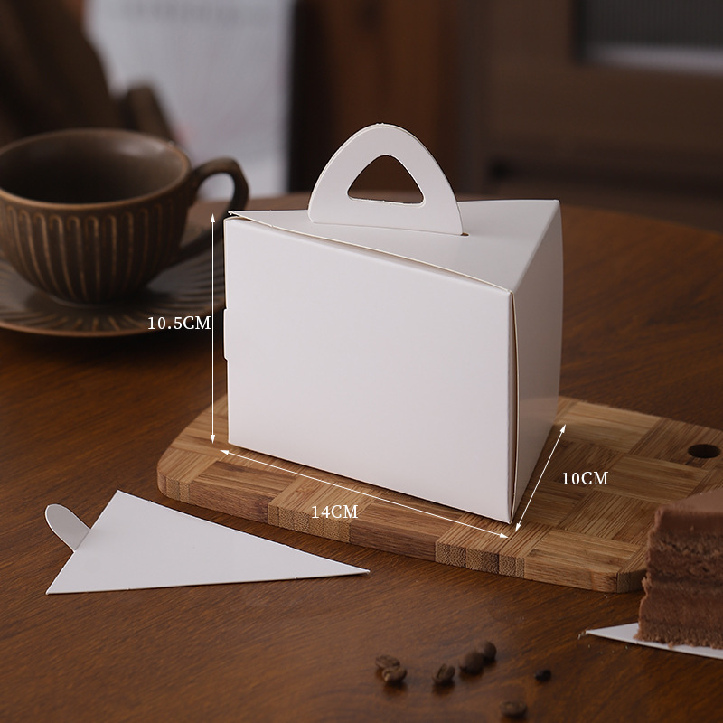Triangular pure white box