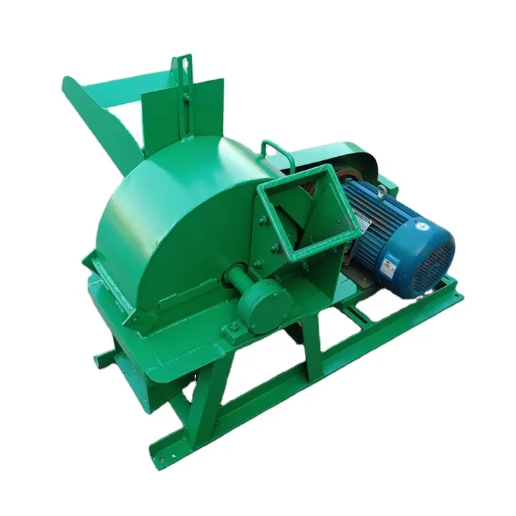 Manufacturers Mobile Vertical 3 Phase Walnut Shell Crush Equipment Grain Hammer Mill Wood Grinder Crusher To Sawdust And Powder