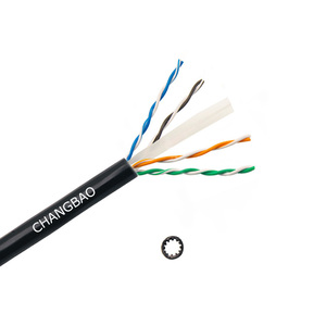 Changbao kedi 6A 4 çift 23AWG UTP açık Lan ağ Ethernet Cat6a kablosu