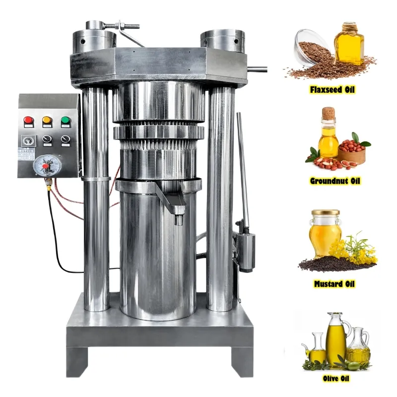 Destilación de aceite Filtro de extracción esencial Máquina de producción de aceite de cacahuete