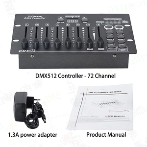 Iracelite portatile Mini DMX512 Controller 72 canali luce da palcoscenico Console DMX - Product Image 3