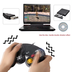 PC clásico NGC con cable para GameCube Game ControllerJoypad Mando para Wii Windows PC MAC - Product Image 6