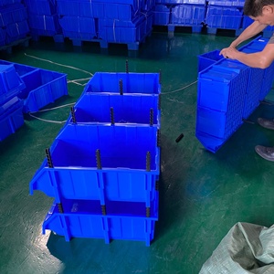 Dikdörtgen istiflenebilir küçük çekmeceli saklama dolabı kovaları plastik yığın ve asmak Bin - Product Image 2