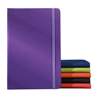 Libro de correa caliente de fábrica personalizado con bloc de notas elástico Business A5 cuaderno de impresión multicolor - Product Image 1