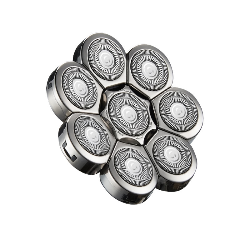 8 cabezas plateadas