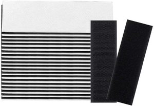 Heavy Duty <strong>Square</strong> Cut Die Self-Adhesive <strong>Hook</strong> <strong>Loop</strong> Fasteners Fast Strength Sticky Back Double Sided Strips with Heat Resistance - Product Image 3