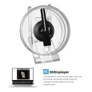 Missyou Hologram Projector4.7&quot; 3D Hologram Projector Advertising <strong>Display</strong> <strong>with</strong> 700 Video Library and 48 LEDS - Product Image 2