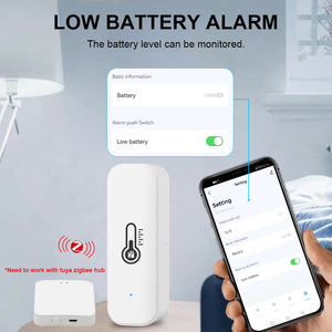 Tuya Smart <strong>Zigbee</strong> <strong>Temperature</strong> and Humidity <strong>Sensor</strong> Indoor Hygrometer Thermometer Smart Life Control Via Alexa Google Home - Product Image 4