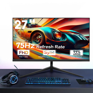 27 Zoll gerader Bildschirm 75Hz 1080P 2K Flach bildschirm Computer monitor OEM Hochwertiger Desktop-LCD-PC-Gaming-Monitor - Product Image 2