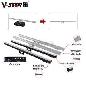 VSHOW PL4003 16 шт. с контроллером светодиодная настенная шайба линейная панель RGB 40xSMD5050 светодиодная Пиксельная трубка dmx сценическое освещение - Product Image 4