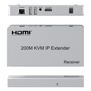 新的200M KVM扩展器HDMI扩展器网络电缆发射器到RJ45网络端口KVM IP高清扩展器200M，带USB - Product Image 6