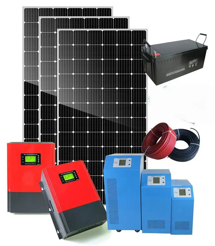 5G app SMART portable power station 5000W 10KW whole set industrial solar power generator 20KW 30KW