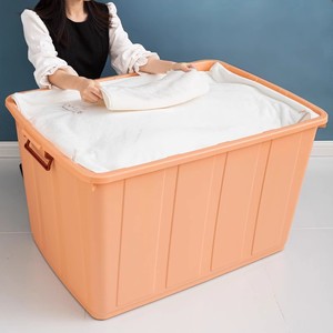 Caja de almacenamiento rectangular multiusos al por mayor contenedor apilable de plástico PP que ahorra espacio - Product Image 3