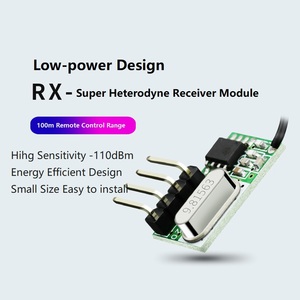 Interruttore di controllo remoto trasmettitore wireless modulo TF 433MHz 315MHz modulo ricevitore Wireless supereterodina a bassa potenza modulo rf
