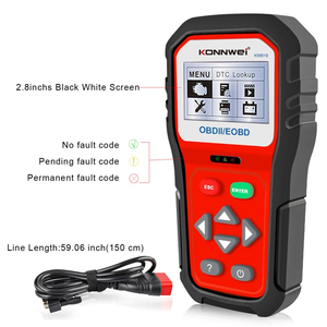 KONNWEI KW818 Lesen Sie das OBD2-Diagnosetool des Motor fehler codes mit dem Drucker - Product Image 4