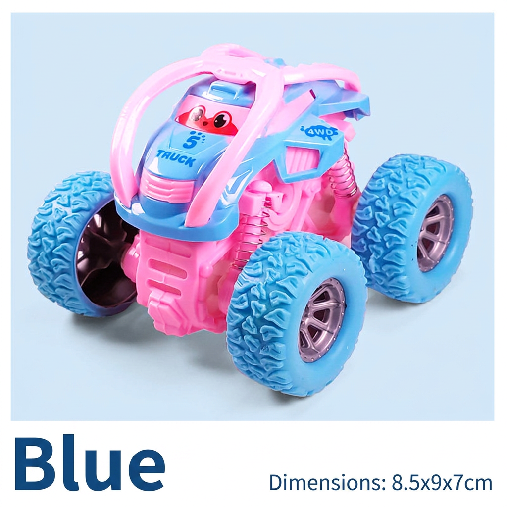 Blue rolling car 1