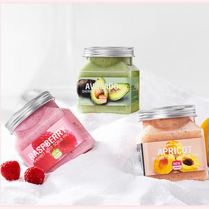 कस्टम लोगो नैचुअल कार्बनिक गहरी सफाई और सफेद मॉइस्चराइजिंग फल स्क्रैपिंग शरीर स्क्रब - Product Image 2