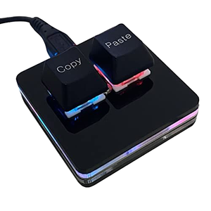 Outemu Mini Teclado USB Retroiluminado RGB Programable con 2/3/4/6 Teclas Macro Nuevo Estuche para Aplicación de Escritorio