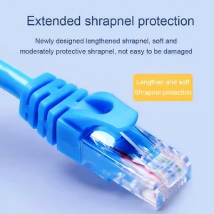 Wodexun Lan RJ45 Ethernet ağ kablo kanalı UTP 24AWG yama kablosu Cat5 kablosu Android için kablo TV PC Internet Modem - Product Image 2