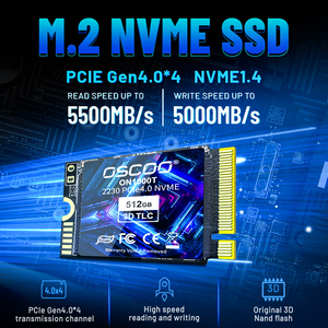 OSCOO 2230 PCIe3 NVMe 1.4 SSD 1TB 512GB Hard Drive with Single Side for Steamdeck with <strong>Excellent</strong> Performance - Product Image 2