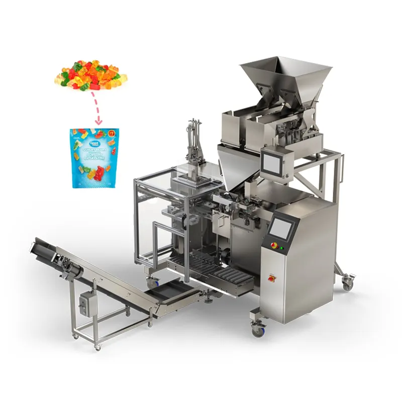Automatic Full Automatic Doypack Duplex Packaging Machine Price Filling Sealing Packing Wood Packaging Material Food and Non Foo