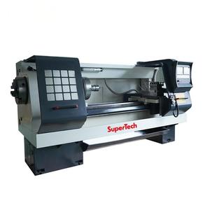 Máquina de torno roscado de tubería CNC QK1313 de alta precisión SuperTech para tubería de campo de aceite, procesamiento automático de metales - Product Image 2